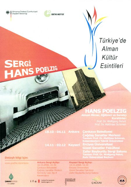 Poelzig, Hans, Ausstellung in Ankara